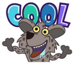 Amusing animal friends / Team Africa sticker #993144