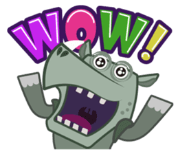 Amusing animal friends / Team Africa sticker #993145