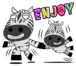 Amusing animal friends / Team Africa sticker #993146