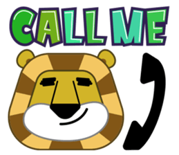 Amusing animal friends / Team Africa sticker #993156