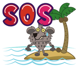 Amusing animal friends / Team Africa sticker #993159