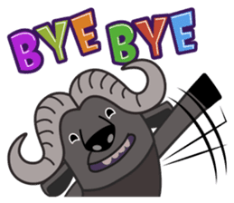 Amusing animal friends / Team Africa sticker #993161