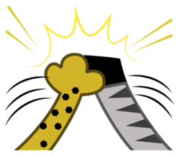 Amusing animal friends / Team Africa sticker #993164