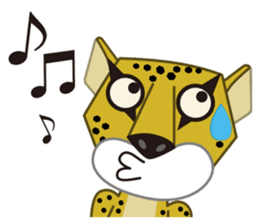 Amusing animal friends / Team Africa sticker #993166