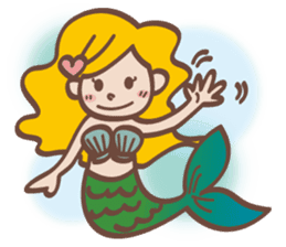 lovely mermaid sticker #993207
