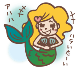 lovely mermaid sticker #993211