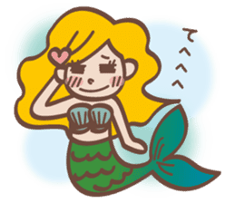lovely mermaid sticker #993212