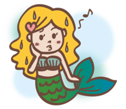lovely mermaid sticker #993226