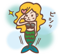 lovely mermaid sticker #993237