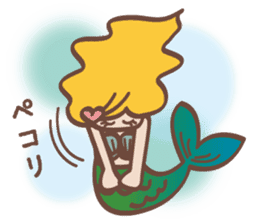lovely mermaid sticker #993242