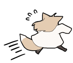 Fox girl Kohakusan sticker #993247