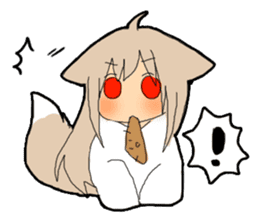 Fox girl Kohakusan sticker #993267