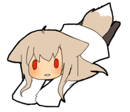 Fox girl Kohakusan sticker #993285