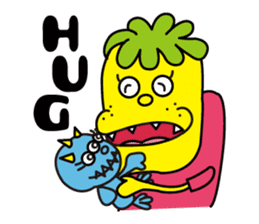 monster monmon sticker #993517