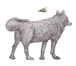 Wolf's song(1) sticker #993670