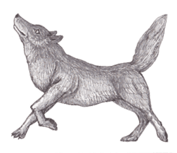 Wolf's song(1) sticker #993678