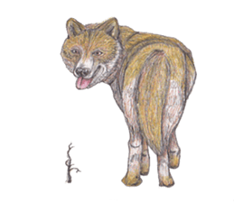 Wolf's song(1) sticker #993679