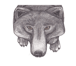 Wolf's song(1) sticker #993680