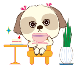 Shih Tzu Marlon daily life sticker sticker #993762