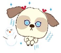 Shih Tzu Marlon daily life sticker sticker #993764