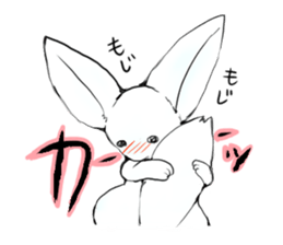 fennec fox"FUNII" sticker #994217