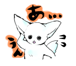 fennec fox"FUNII" sticker #994234