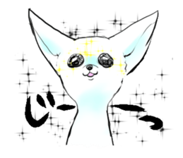fennec fox"FUNII" sticker #994242