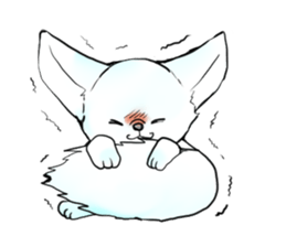 fennec fox"FUNII" sticker #994246