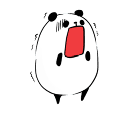fatty panda sticker #994369