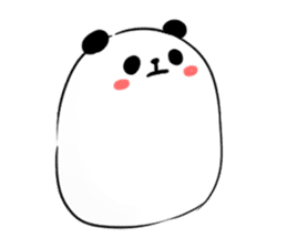 fatty panda sticker #994370