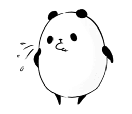 fatty panda sticker #994378