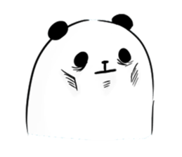 fatty panda sticker #994380