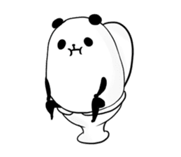 fatty panda sticker #994381