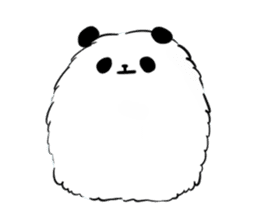fatty panda sticker #994382