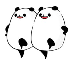 fatty panda sticker #994385