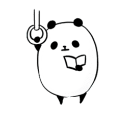 fatty panda sticker #994387