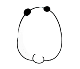 fatty panda sticker #994393