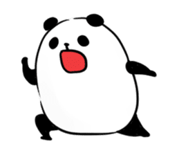 fatty panda sticker #994395