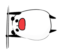 fatty panda sticker #994396