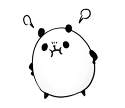 fatty panda sticker #994401