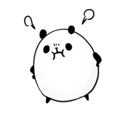 fatty panda sticker #994401
