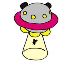 LINE sticker by Panda Alien. sticker #994527