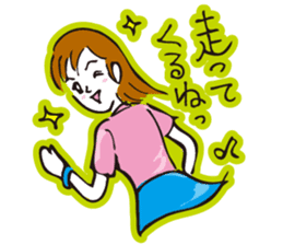 Go for it, it is girl tennis club sticker #994654