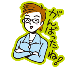 Go for it, it is girl tennis club sticker #994664