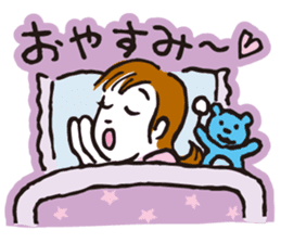 Go for it, it is girl tennis club sticker #994671