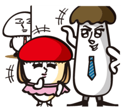 Mushroom salaryman sticker #994864