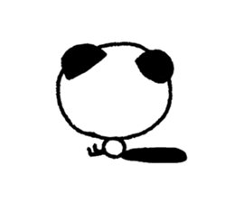 Crayon Panda sticker #995057