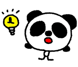 Crayon Panda sticker #995059