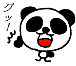 Crayon Panda sticker #995063