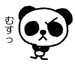 Crayon Panda sticker #995064